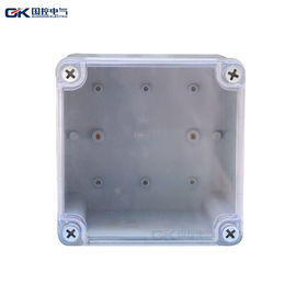 الصين البلاستيك الأبيض صناديق الضميمة الكهربائية / PVC مربع تقاطع للماء 125 * 125 * 75CM المزود